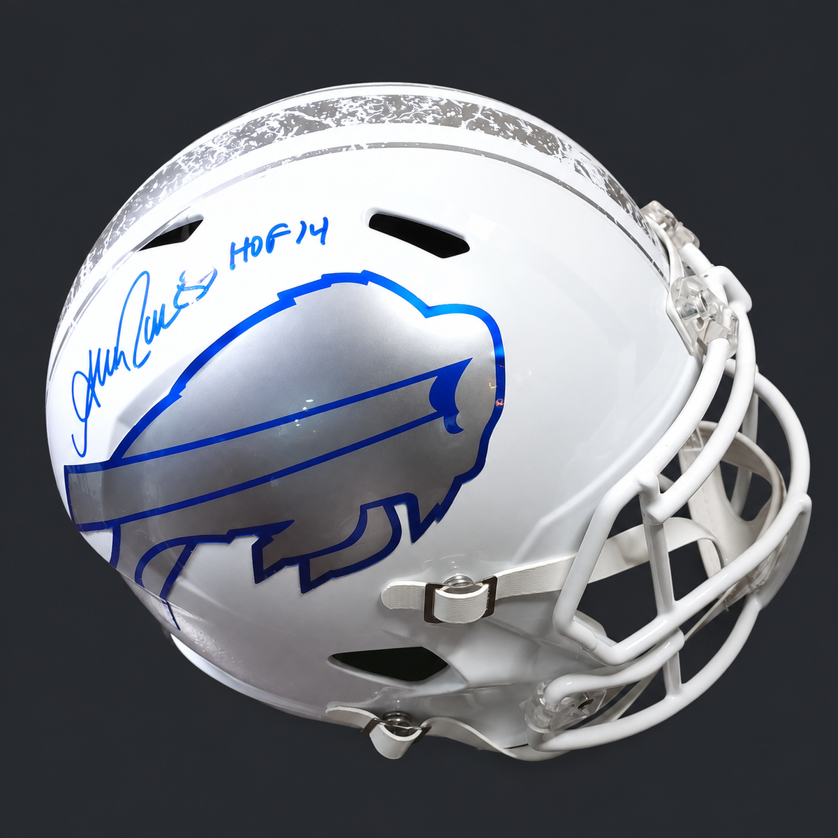 Andre Reed Signed Buffalo Bills Full-Size Replica Helmet – HOF 14 – Beckett Witnessed