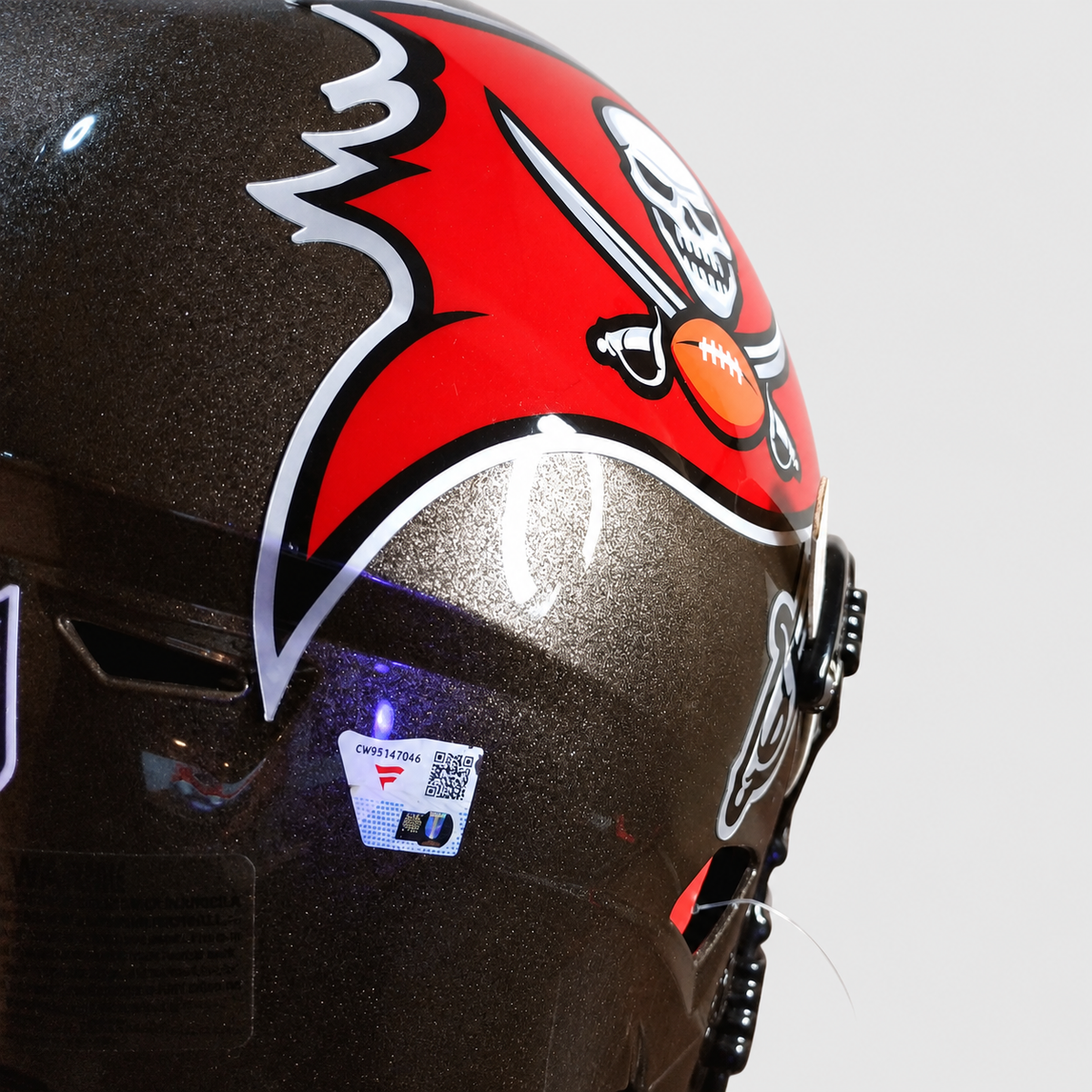 Warren Sapp Signed Tampa Bay Buccaneers Riddell SpeedFlex Helmet – “99 DPOY” Inscription – Fanatics Authentic